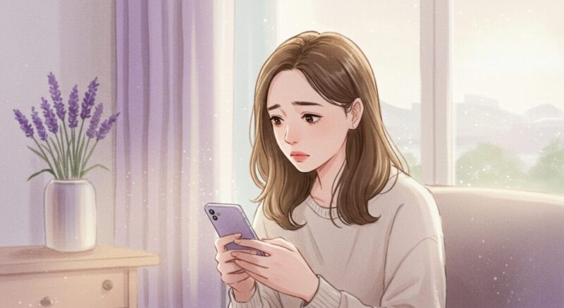 LINE・連絡が来ない