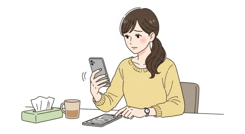 感情的になった直後のやり取りを振り返る日本人女性