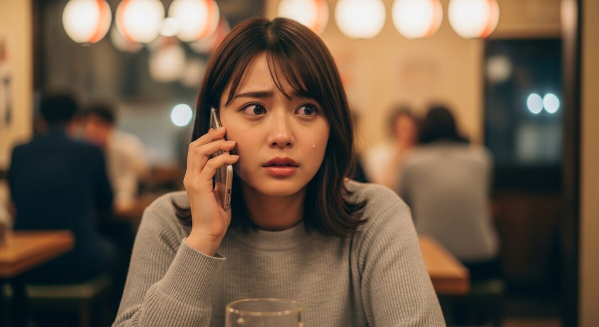 元彼から突然の連絡を受け、心が揺れる日本人女性