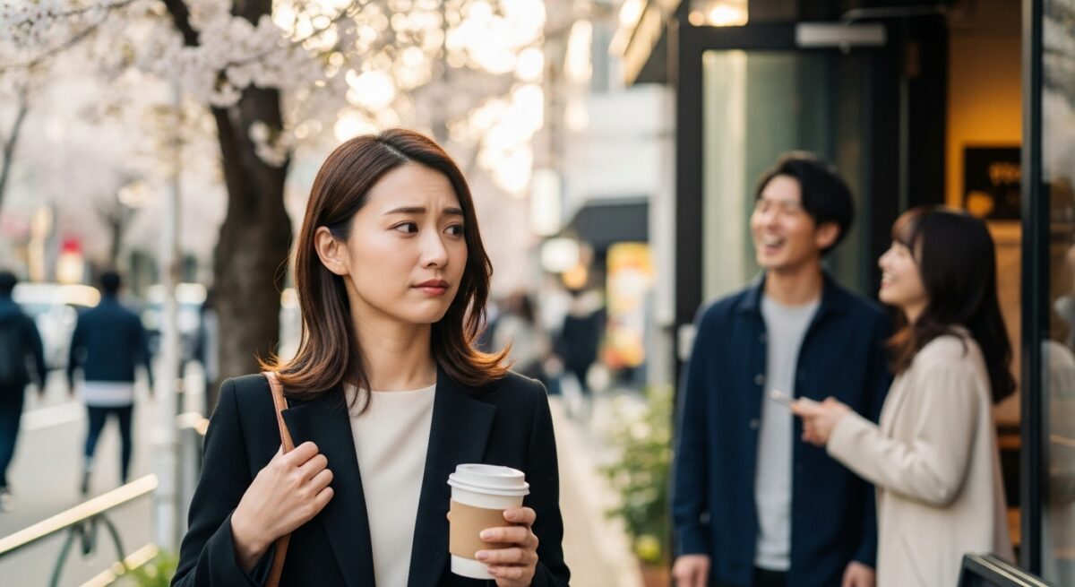 元彼の新しい彼女を見て複雑な気持ちになる日本人女性