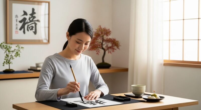 新しい趣味に取り組み前向きになっている女性