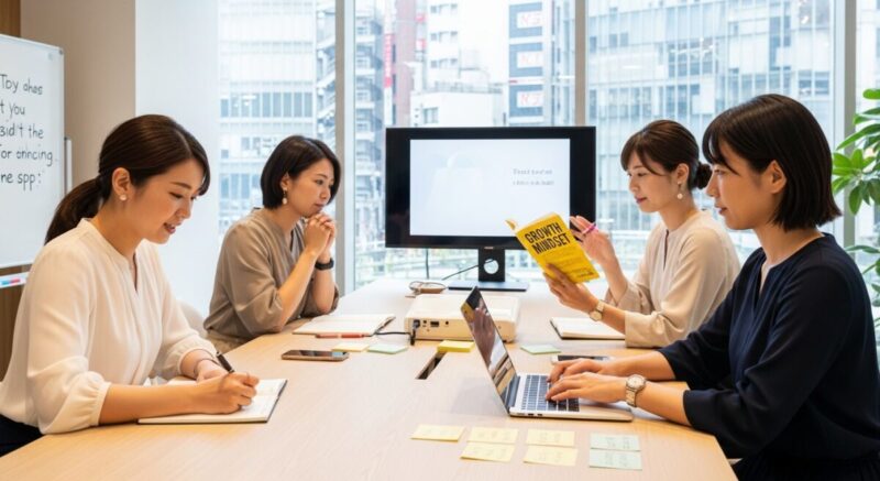 前向きに自分磨きを進める日本人女性