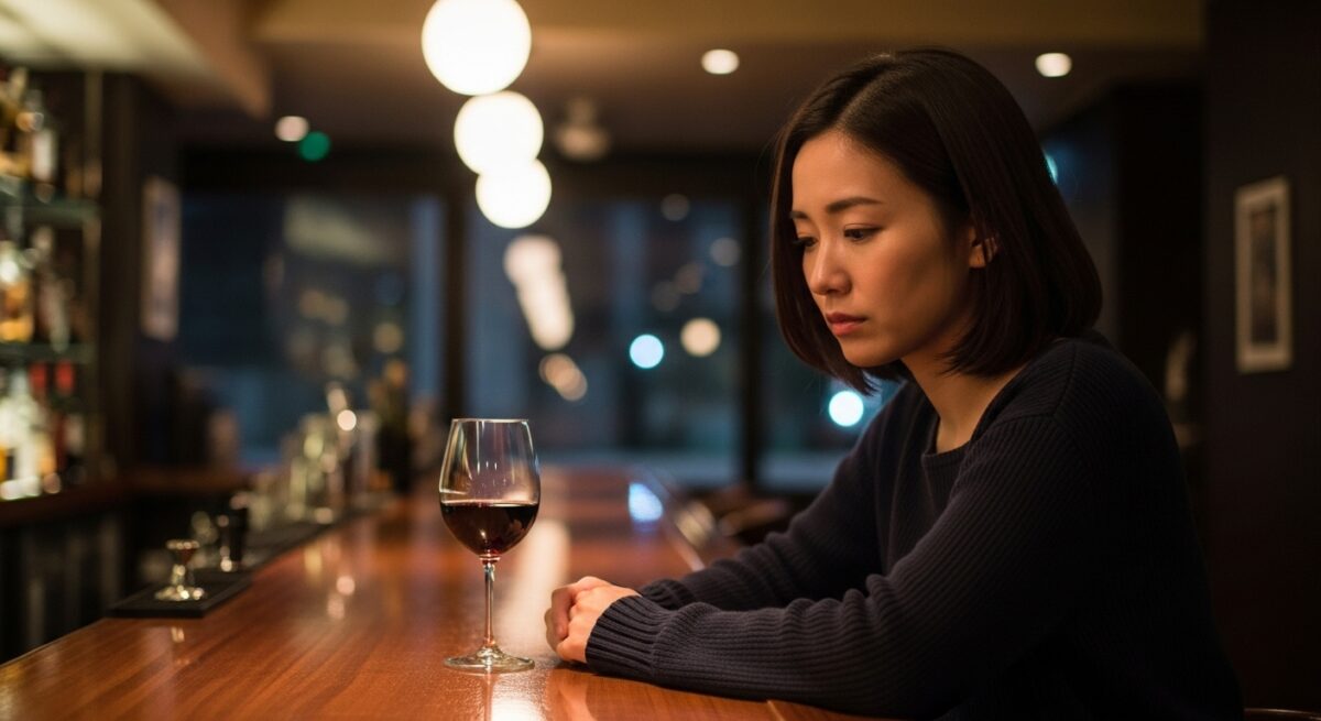 復縁後の違和感に悩む女性が、自分の気持ちと向き合う様子
