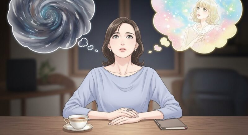 嫌な夢と幸せな夢を比較して考える日本人女性